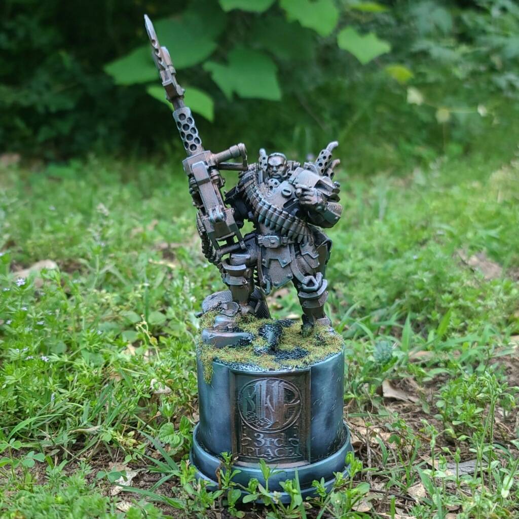 Mayhem in the Pines trophy, printed by Southside, painted by Brian Meier (8)