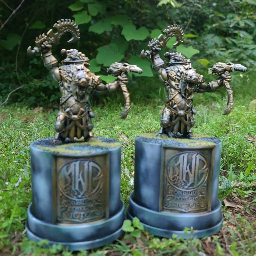 Mayhem in the Pines trophy, printed by Southside, painted by Brian Meier (9)