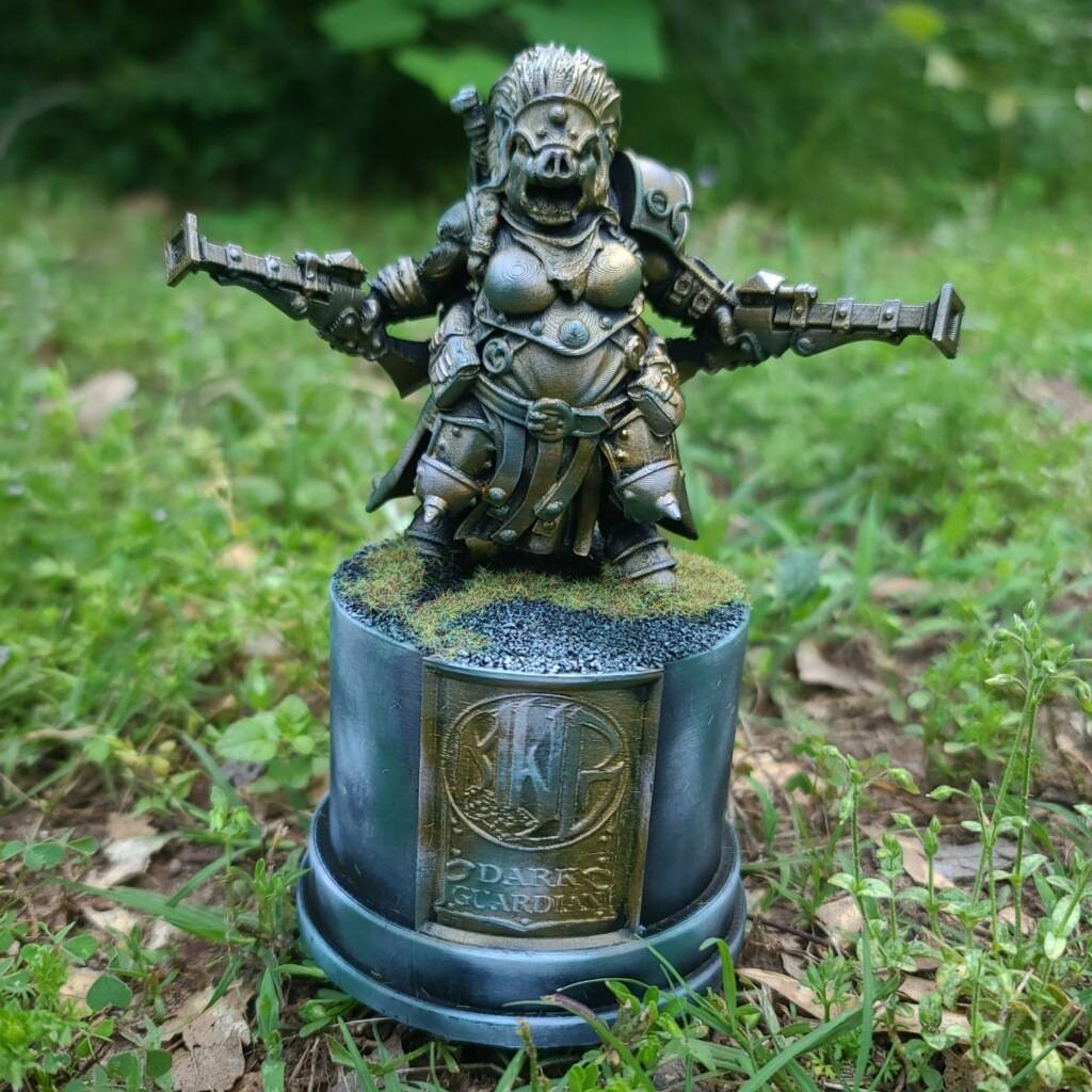 Mayhem in the Pines trophy, printed by Southside, painted by Brian Meier (4)