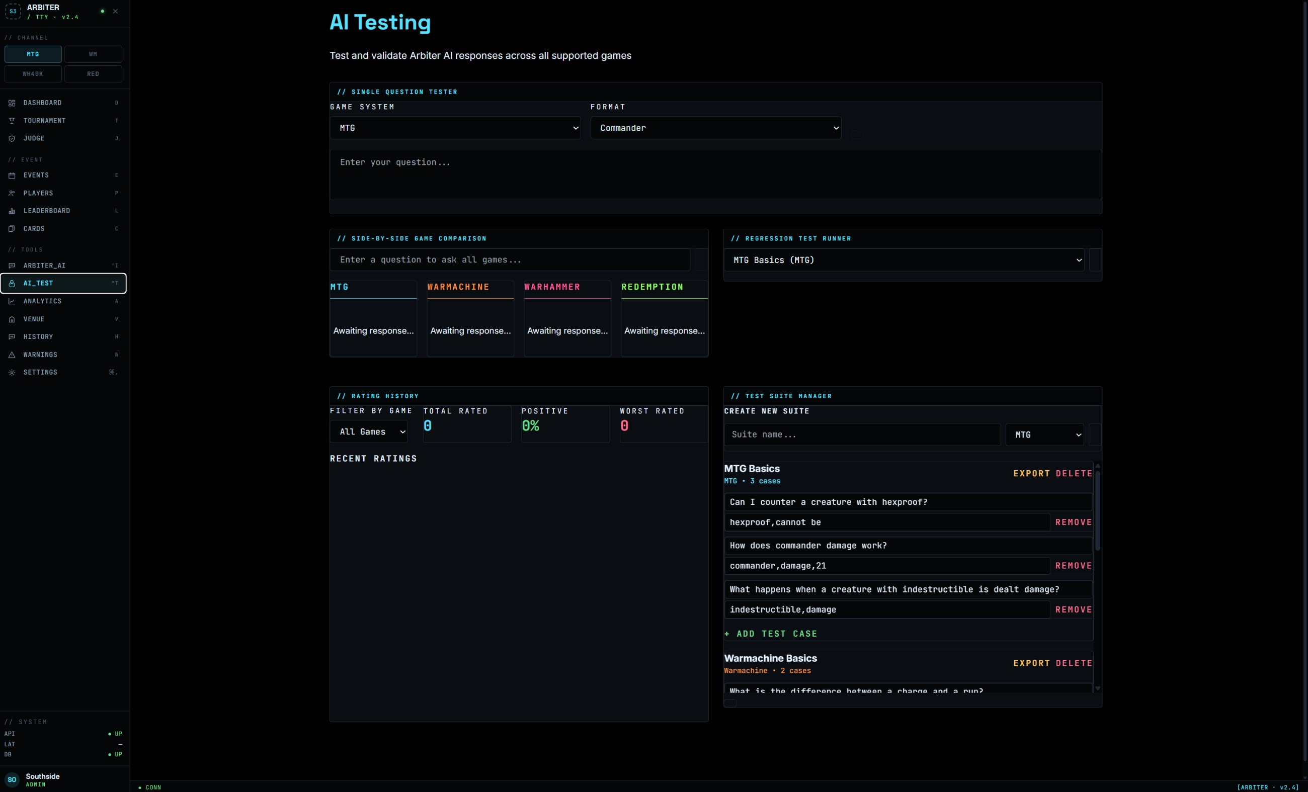 AI regression testing